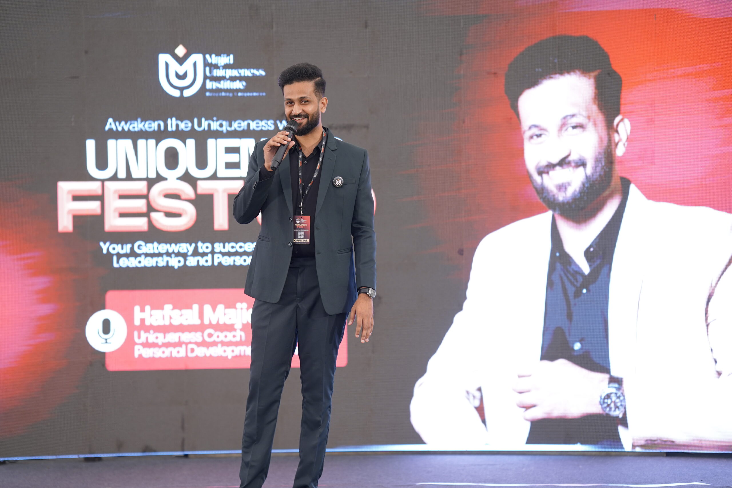 Hafsal Majid at Uniqueness Fest 5.0